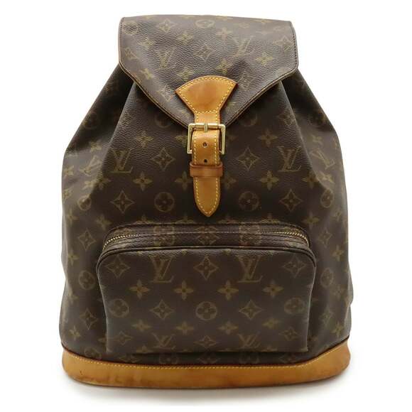 LOUIS VUITTON Authentic Brown Monogram Backpack main image 7